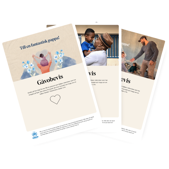Bild på gåvobevis.