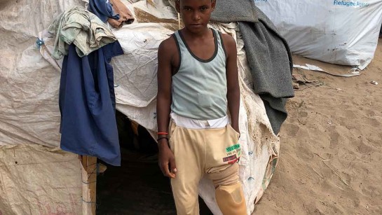 Sala är på flykt i Jemen