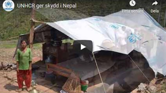 UNHCR ger skydd i Nepal.