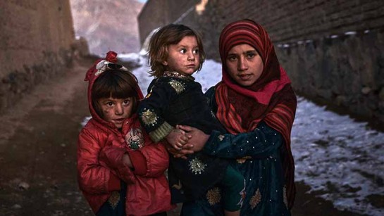 Flickor på flykt i Kabul, Afghanistan