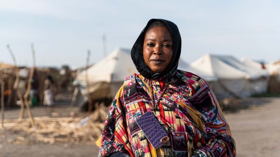 Habiba är på flykt i Sudan, hon kämpar för kvinnors rättigheter.